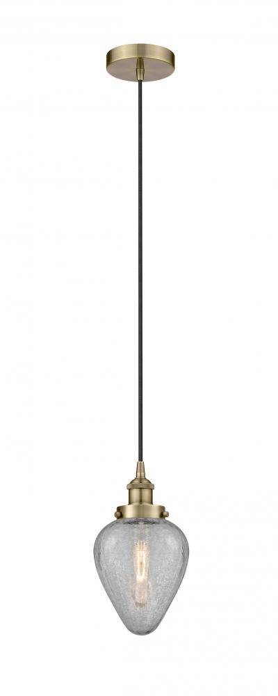 Geneseo - 1 Light - 7 inch - Antique Brass - Mini Pendant