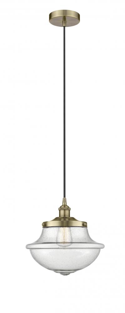 Oxford - 1 Light - 12 inch - Antique Brass - Multi Pendant