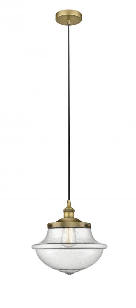 Oxford - 1 Light - 12 inch - Brushed Brass - Multi Pendant