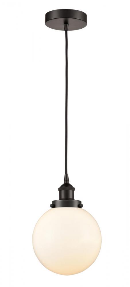 Beacon - 1 Light - 8 inch - Oil Rubbed Bronze - Cord hung - Mini Pendant