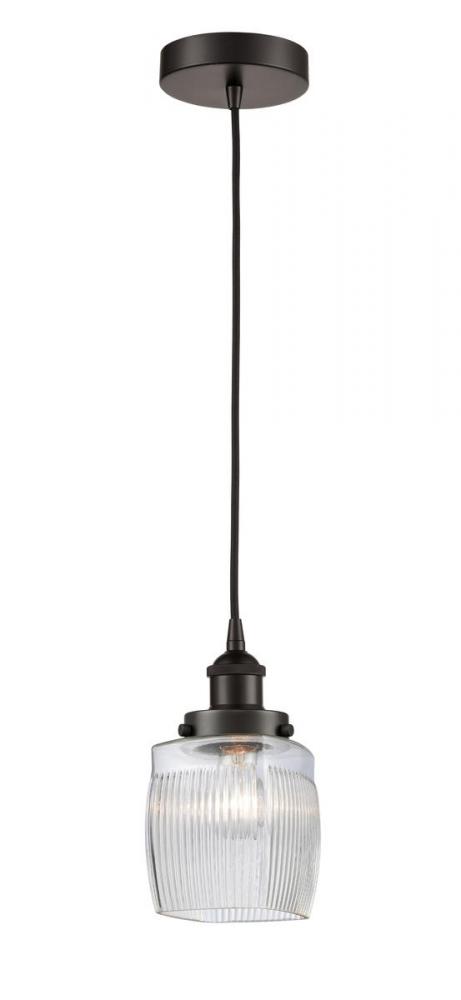 Colton - 1 Light - 6 inch - Oil Rubbed Bronze - Cord hung - Mini Pendant