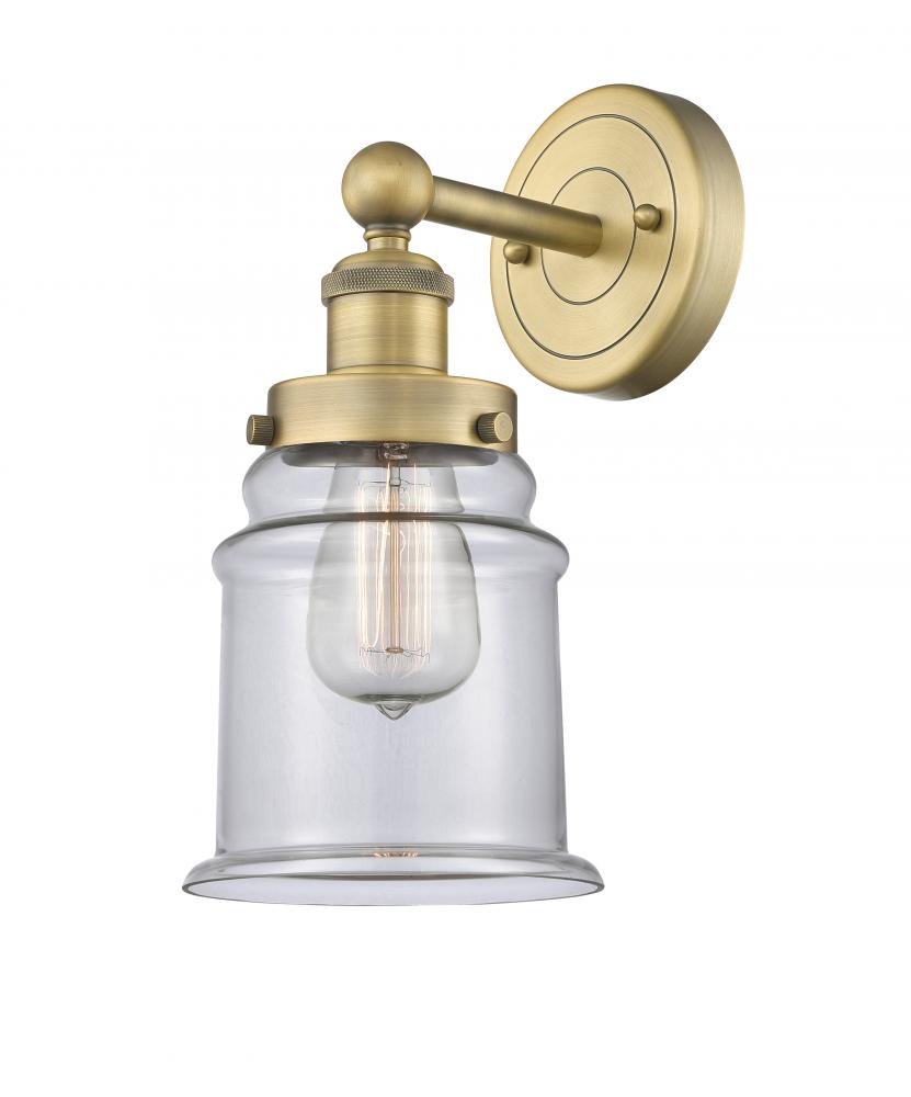 Canton - 1 Light - 6 inch - Brushed Brass - Sconce