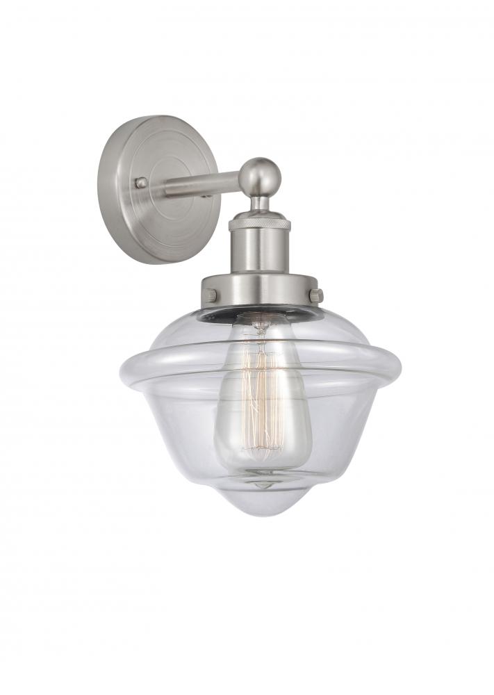 Oxford - 1 Light - 7 inch - Brushed Satin Nickel - Sconce