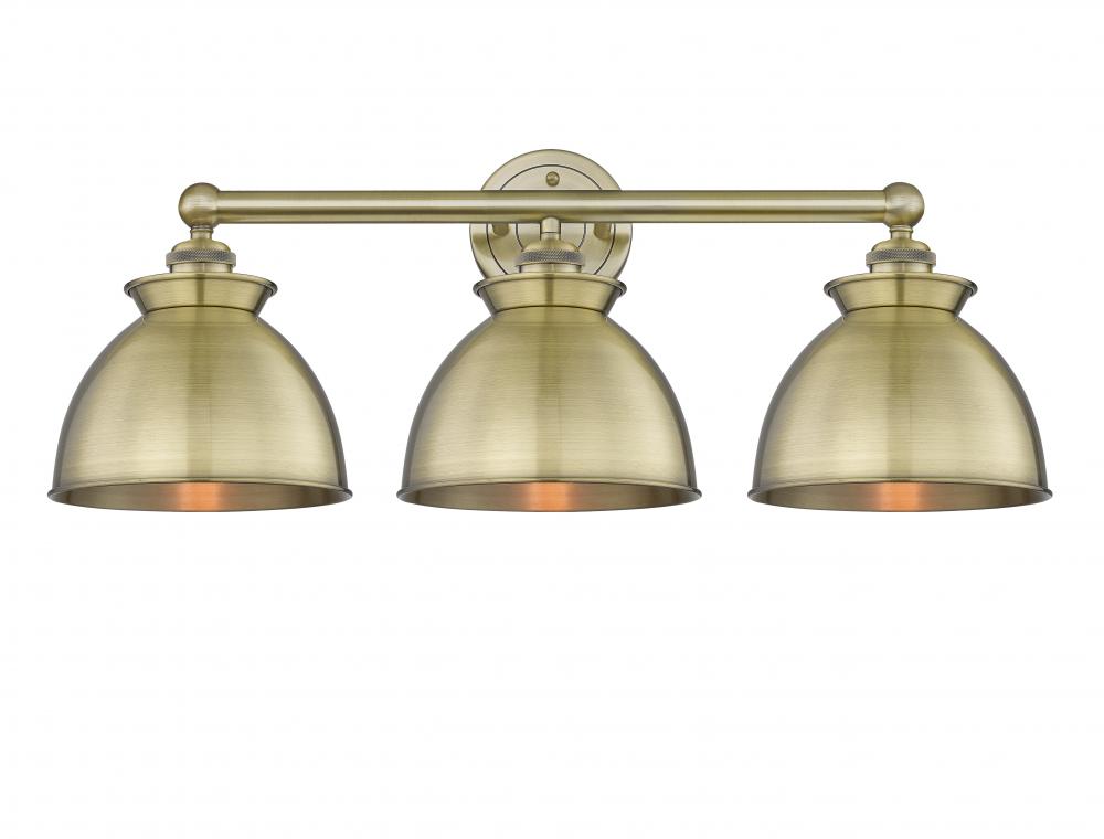 Adirondack - 3 Light - 26 inch - Antique Brass - Bath Vanity Light