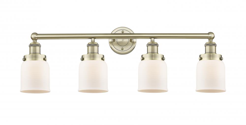 Bell - 4 Light - 32 inch - Antique Brass - Bath Vanity Light