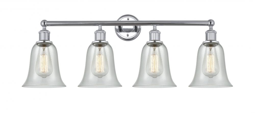 Hanover - 4 Light - 33 inch - Polished Chrome - Bath Vanity Light