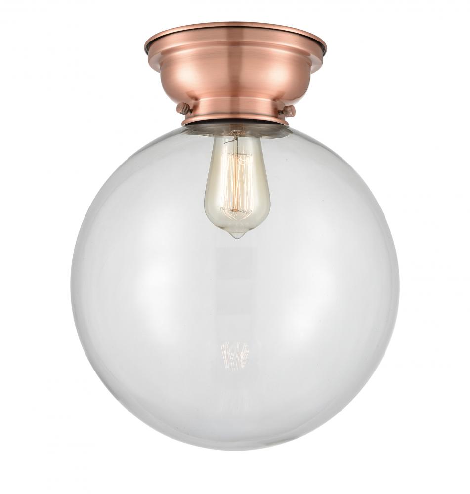 Beacon - 1 Light - 12 inch - Antique Copper - Flush Mount