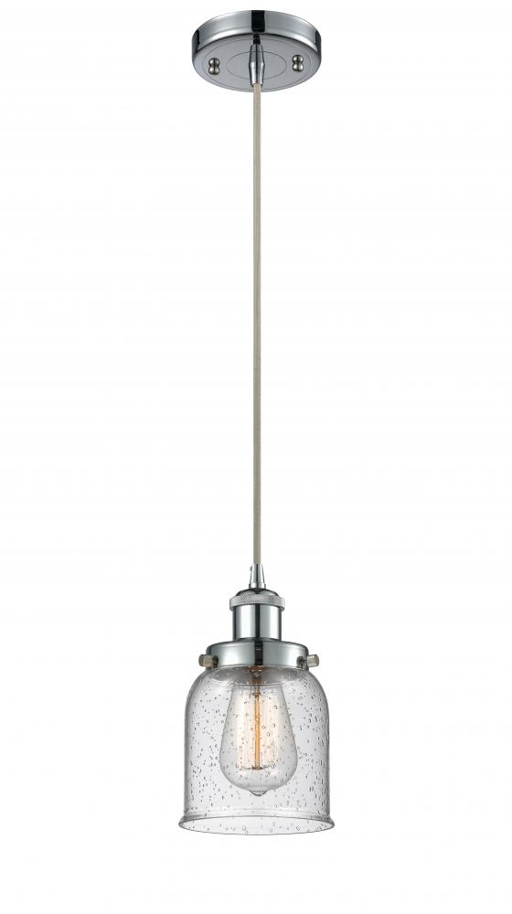 Bell - 1 Light - 5 inch - Polished Chrome - Cord hung - Mini Pendant