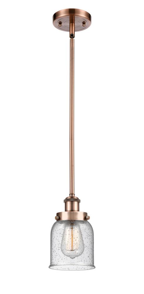 Bell - 1 Light - 5 inch - Antique Copper - Mini Pendant