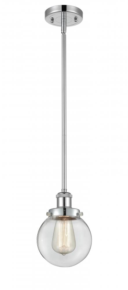 Beacon - 1 Light - 6 inch - Polished Chrome - Mini Pendant