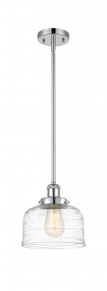 Bell - 1 Light - 8 inch - Polished Chrome - Mini Pendant