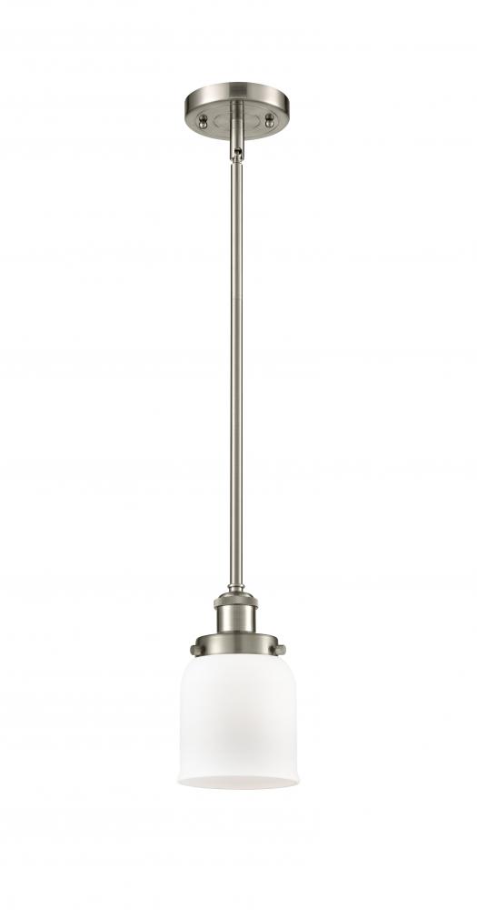 Bell - 1 Light - 5 inch - Brushed Satin Nickel - Mini Pendant