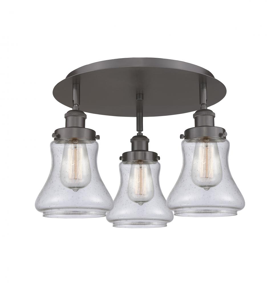 Bellmont - 3 Light - 18 inch - Oil Rubbed Bronze - Flush Mount