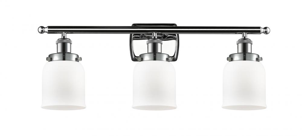 Bell - 3 Light - 26 inch - Polished Chrome - Bath Vanity Light