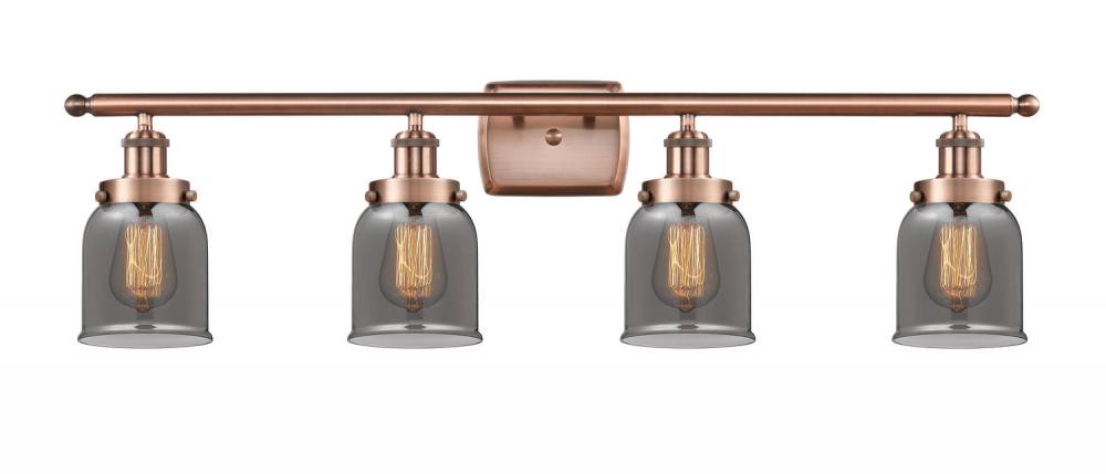 Bell - 4 Light - 36 inch - Antique Copper - Bath Vanity Light