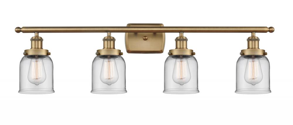 Bell - 4 Light - 36 inch - Brushed Brass - Bath Vanity Light