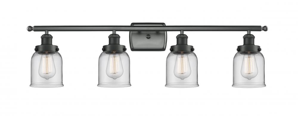 Bell - 4 Light - 36 inch - Matte Black - Bath Vanity Light