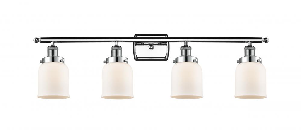 Bell - 4 Light - 36 inch - Polished Chrome - Bath Vanity Light