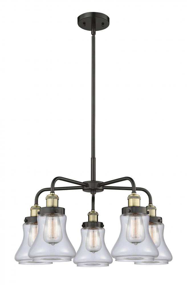 Bellmont - 5 Light - 25 inch - Black Antique Brass - Chandelier