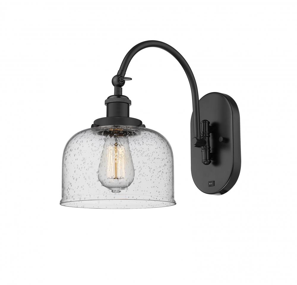 Bell - 1 Light - 8 inch - Matte Black - Sconce