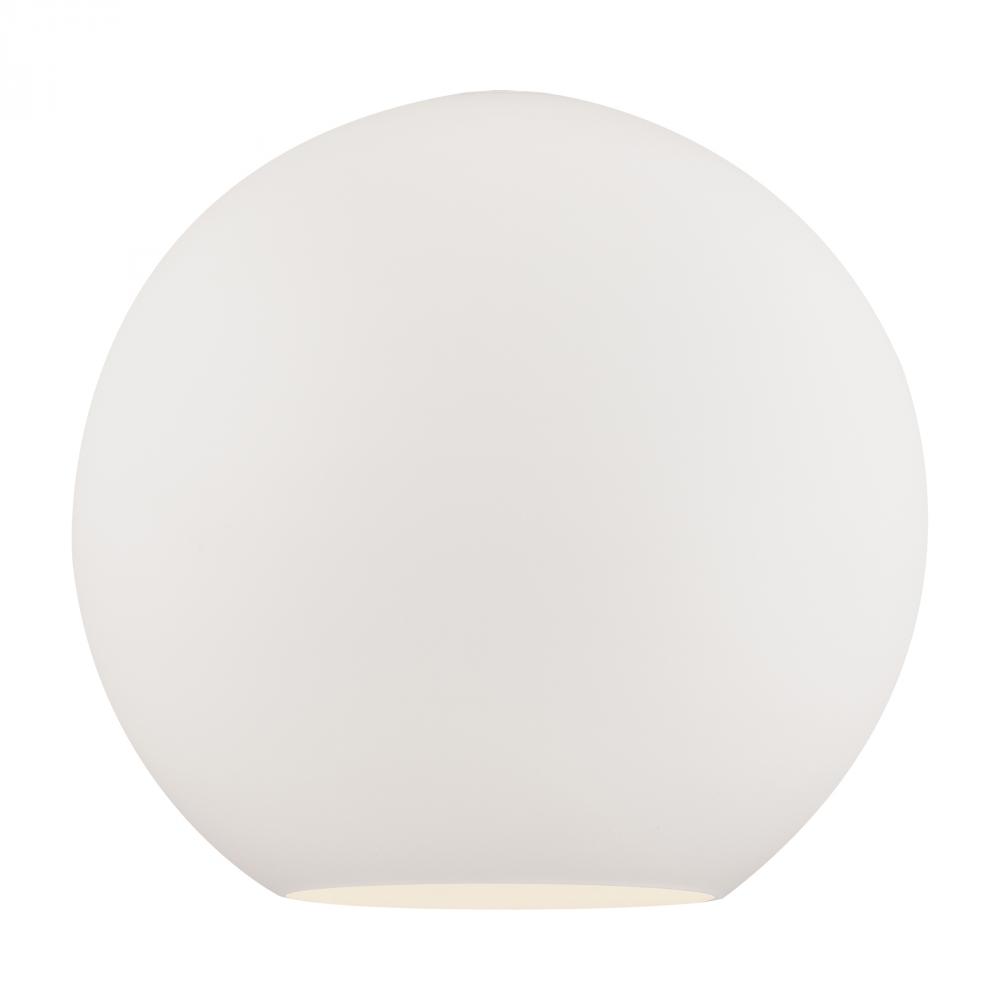 Athens Light 17.75 inch Matte White Glass