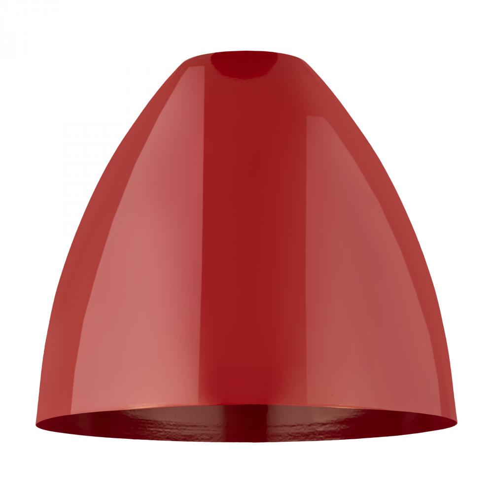 Plymouth Light 12 inch Red Metal Shade