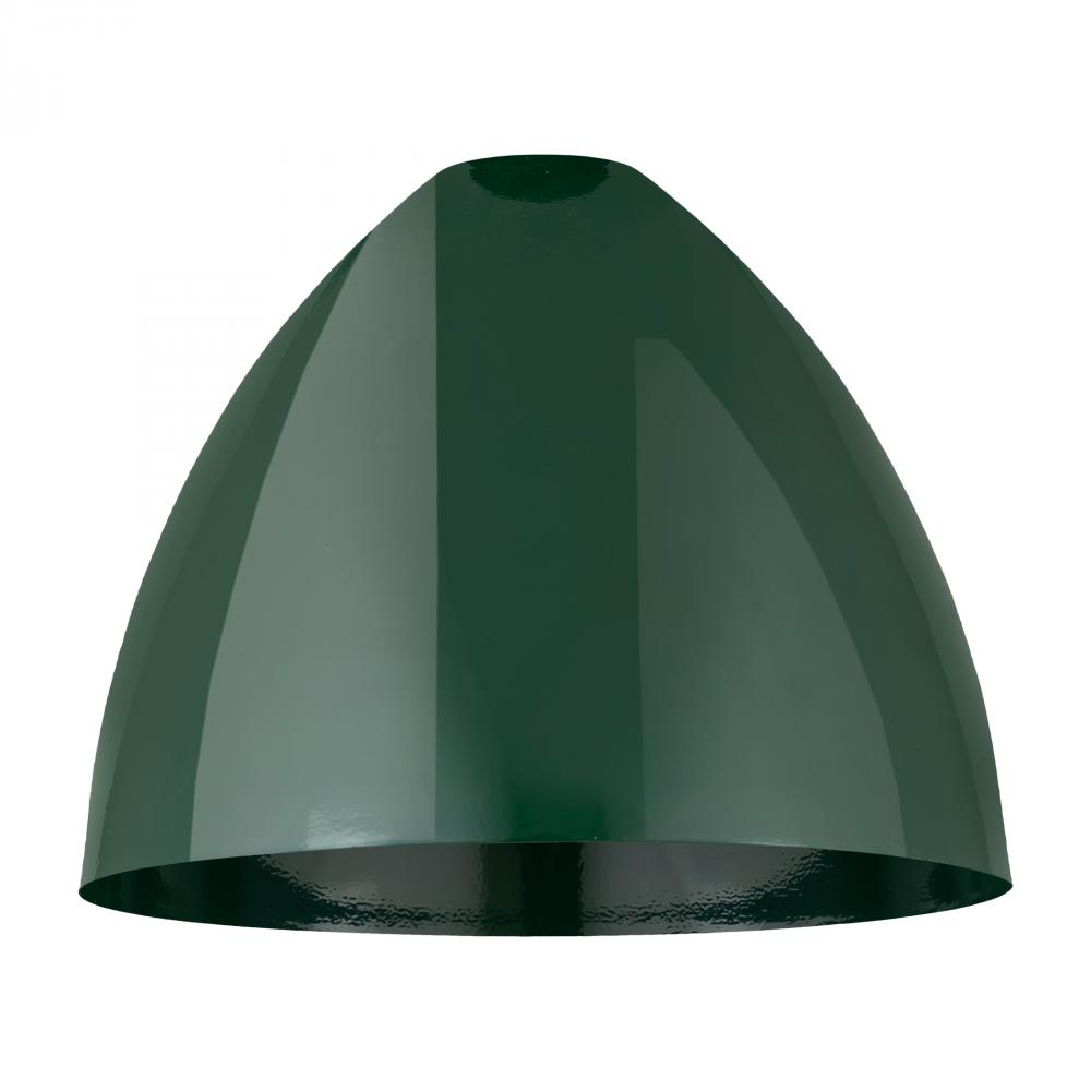 Plymouth Light 16 inch Green Metal Shade