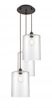 Innovations Lighting 113B-3P-OB-G112-L - Cobbleskill - 3 Light - 16 inch - Oil Rubbed Bronze - Cord Hung - Multi Pendant