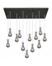 Innovations Lighting 154BK-451-1P-SN-G451-5SM-20 - Owego - 13 Light - 54 inch - Brushed Satin Nickel - Multi Pendant