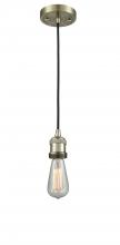 Innovations Lighting 200C-AB-LED - Bare Bulb 1 Light Mini Pendant