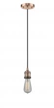 Innovations Lighting 200C-AC - Bare Bulb 1 Light Mini Pendant