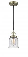 Innovations Lighting 201C-AB-G54 - Bell - 1 Light - 5 inch - Antique Brass - Cord hung - Mini Pendant