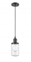 Innovations Lighting 201C-OB-G312 - Dover - 1 Light - 5 inch - Oil Rubbed Bronze - Cord hung - Mini Pendant