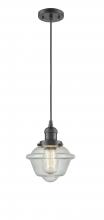 Innovations Lighting 201C-OB-G534 - Oxford - 1 Light - 7 inch - Oil Rubbed Bronze - Cord hung - Mini Pendant