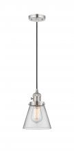 Innovations Lighting 201CSW-PN-G62 - Cone - 1 Light - 6 inch - Polished Nickel - Cord hung - Mini Pendant