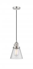 Innovations Lighting 201CSW-PN-G64 - Cone - 1 Light - 6 inch - Polished Nickel - Cord hung - Mini Pendant