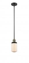 Innovations Lighting 201S-BAB-G311 - Dover - 1 Light - 5 inch - Black Antique Brass - Stem Hung - Mini Pendant