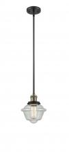 Innovations Lighting 201S-BAB-G534 - Oxford - 1 Light - 8 inch - Black Antique Brass - Stem Hung - Mini Pendant