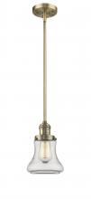 Innovations Lighting 201S-BB-G192 - Bellmont - 1 Light - 7 inch - Brushed Brass - Stem Hung - Mini Pendant
