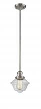 Innovations Lighting 201S-SN-G532 - Oxford - 1 Light - 8 inch - Brushed Satin Nickel - Stem Hung - Mini Pendant