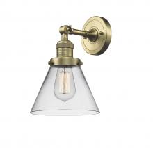 Innovations Lighting 203-AB-G42 - Cone - 1 Light - 8 inch - Antique Brass - Sconce