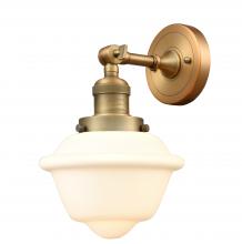 Innovations Lighting 203-BB-G531 - Oxford - 1 Light - 8 inch - Brushed Brass - Sconce