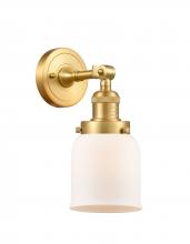 Innovations Lighting 203-SG-G51 - Bell - 1 Light - 5 inch - Satin Gold - Sconce