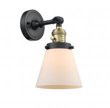 Innovations Lighting 203SW-BAB-G61 - Cone - 1 Light - 6 inch - Black Antique Brass - Sconce