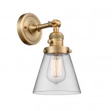 Innovations Lighting 203SW-BB-G62 - Cone - 1 Light - 6 inch - Brushed Brass - Sconce