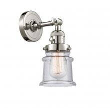 Innovations Lighting 203SW-PN-G184S - Canton - 1 Light - 5 inch - Polished Nickel - Sconce