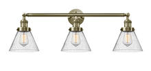 Innovations Lighting 205-AB-G44 - Cone - 3 Light - 32 inch - Antique Brass - Bath Vanity Light