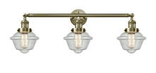 Innovations Lighting 205-AB-G534 - Oxford - 3 Light - 34 inch - Antique Brass - Bath Vanity Light