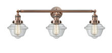 Innovations Lighting 205-AC-G532 - Oxford - 3 Light - 34 inch - Antique Copper - Bath Vanity Light