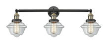 Innovations Lighting 205-BAB-G532 - Oxford - 3 Light - 34 inch - Black Antique Brass - Bath Vanity Light